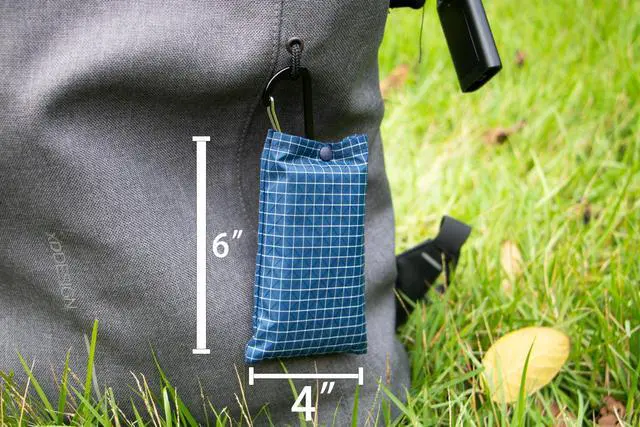 Alt view image 3 of 6 - Pocket Picnic Blanket - Waterproof, Lightweight, Compact & Sandproof | Portable Mat for Hiking, Camping, Backpacking, and Beach Trips | Fast-Drying Ground Cover - 13.8'' x 13.8''
