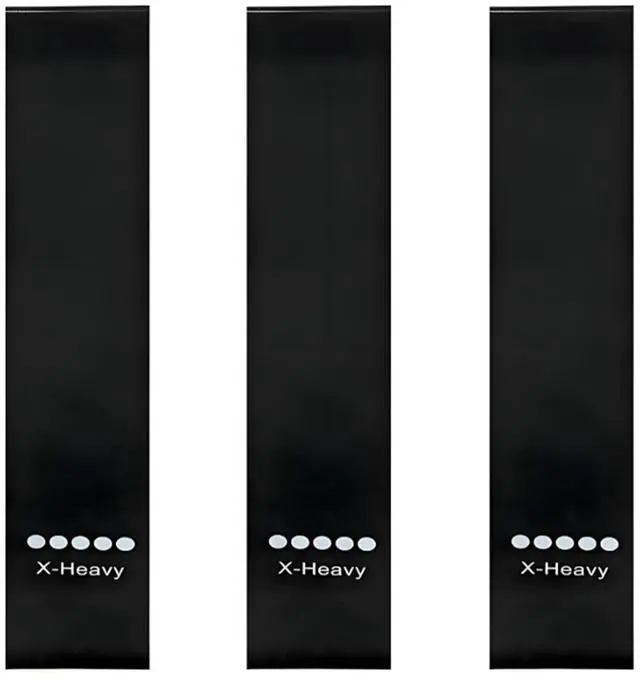 Main image of Ring Resistance Bands, X-Heavy Heavy Duty Resistance Ring Total Body Fitness Exercise Bands, A Must Have for Fitness Men and Women, Black 3 Pieces