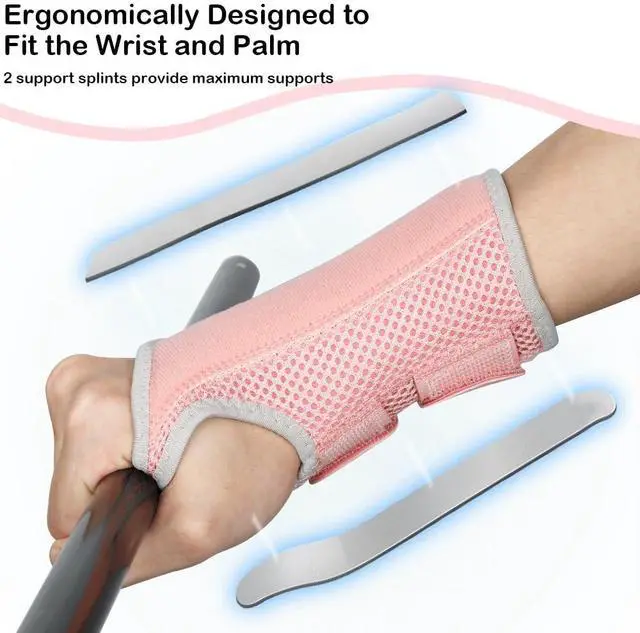 Alt view image 3 of 6 - Wrist Brace for Carpal Tunnel Relief, Adjustable Wrist Support Splint Hand Brace for Men Women, Wrist Stabilizer Night Support for Pain Relief,Tendinitis,Arthritis (Right Hand, S/M)