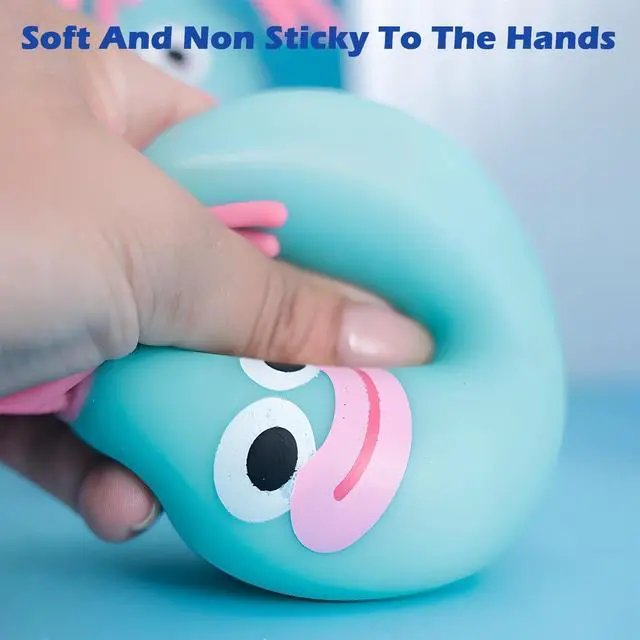 Alt view image 4 of 6 - Squishy Toys Sensory Toy, Stress Relief Ball for Adults, Wrist Rehab Therapy Hand Grip Equipment Ball Squishy Tools for Women and Men