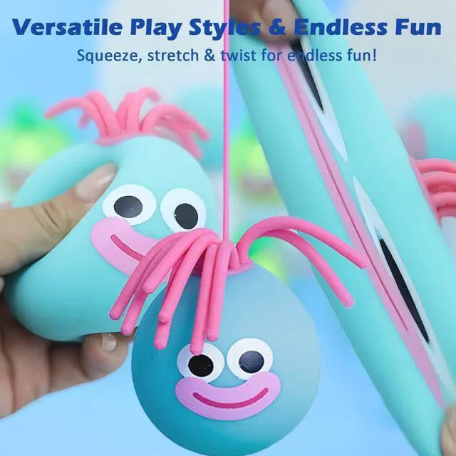 Alt view image 5 of 6 - Squishy Toys Sensory Toy, Stress Relief Ball for Adults, Wrist Rehab Therapy Hand Grip Equipment Ball Squishy Tools for Women and Men