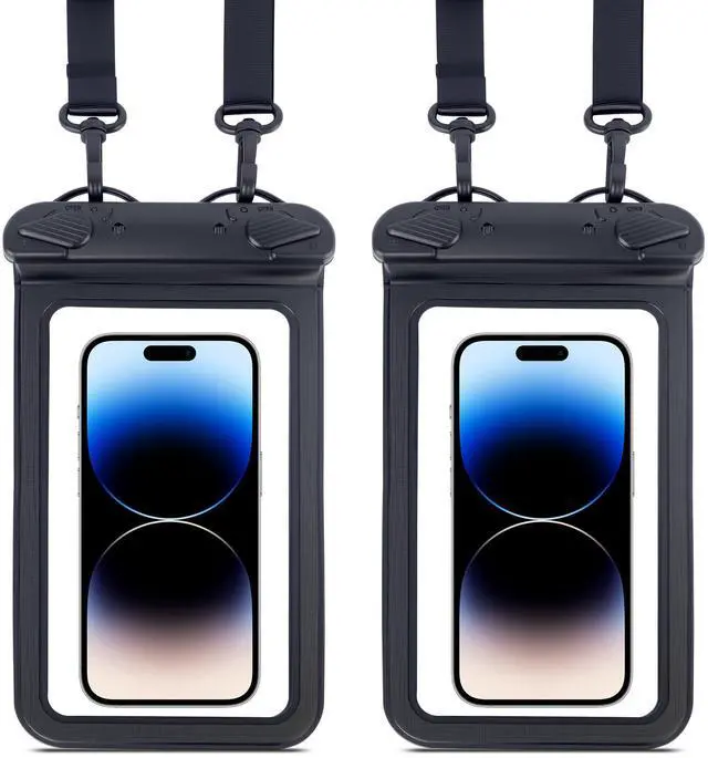Main image of IPX8 Waterproof Phone Pouch Universal Cell Phone Dry Bag Patented Sealed Lock Lanyard Mobile Phone Case for Swimming Surfing Beach for iPhone 17 16 15 Samsung S26 S25 Xiaomi up to 8.9"