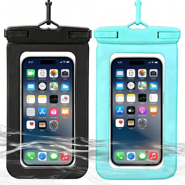 Main image of Waterproof Phone Pouch with Touch Screen, Secure Phone Protector for Beach, Kayaking & Water Activities, Fits Large Phones