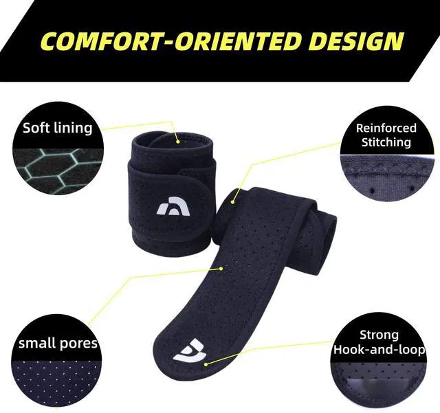 Alt view image 5 of 7 - Wrist Braces Breathable Wrist Wraps, Adjustable Left & Right Wrist Support, Ideal for Weightlifting, Gym, Workouts