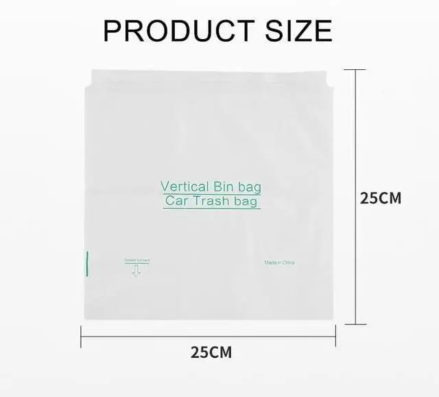 Alt view image 2 of 7 - EWUVP 50pcs Car Trash Bags Easy Stick-On Disposable Portable Car Garbage Bags, Self Adhesive Cleaning Bags for Cars, Portable Car Trash Bin for Cars, Bedrooms, Bathrooms, Offices, Kitchens