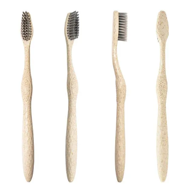 Alt view image 5 of 7 - Biodegradable Eco-Friendly Toothbrushes - Individually Sealed - BPA Free Soft Bristles - Sustainable - Recycled Packaging (Pack of 10)