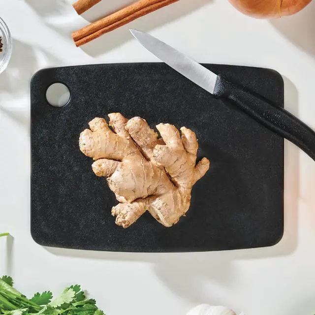 Alt view image 3 of 6 - Kitchen Series 8" × 6" Cutting Board in Slate