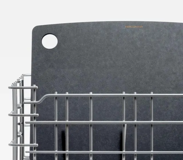 Alt view image 5 of 6 - Kitchen Series 8" × 6" Cutting Board in Slate