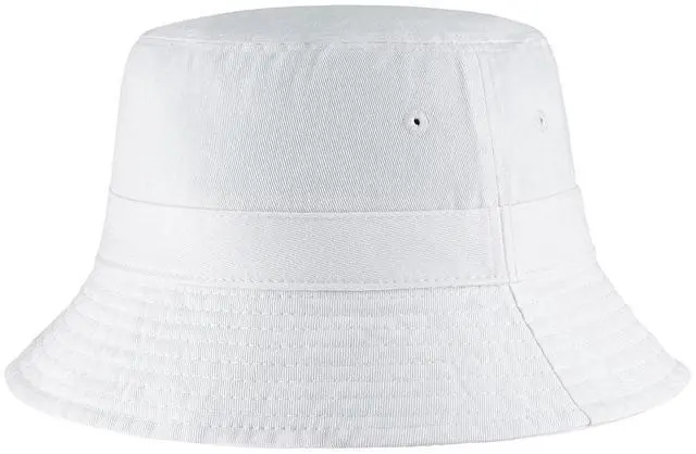 Main image of Hot Summer Bucket Hat - Trendy Cotton Sun Hat for Beach, Golf, Fishing - Fun Outdoor Vacation Boonie for Men and Women (White)