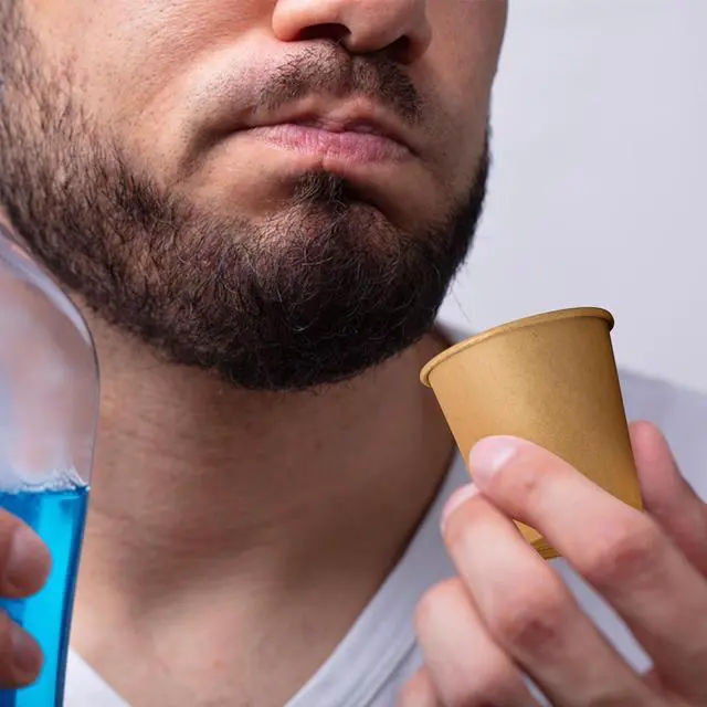 Alt view image 6 of 7 - 300 Pack 3 oz Paper Cups, Disposable Kraft Small Bathroom Cups 3 Ounce, Hot/Cold Beverage Cups for Home, Kitchen, Party