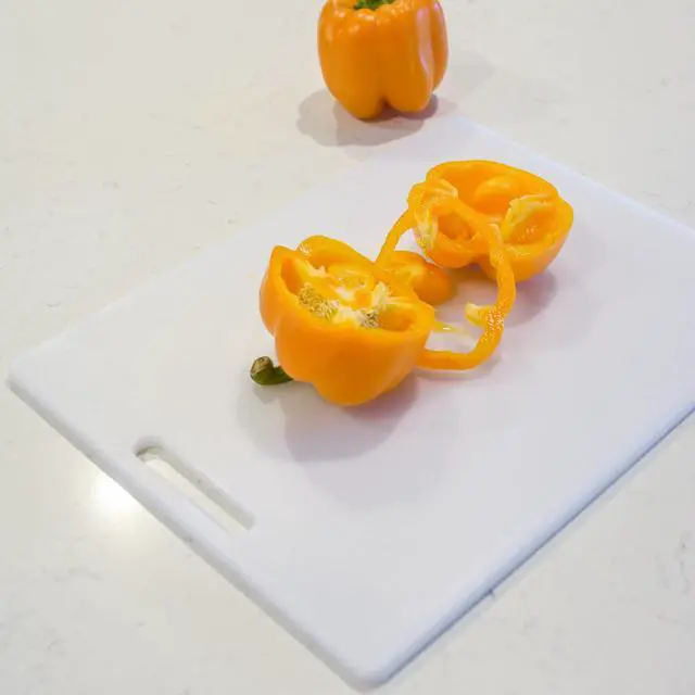 Alt view image 3 of 4 - NSF Polysafe Cutting Board with Handle, 11 by 14.5 inches, White