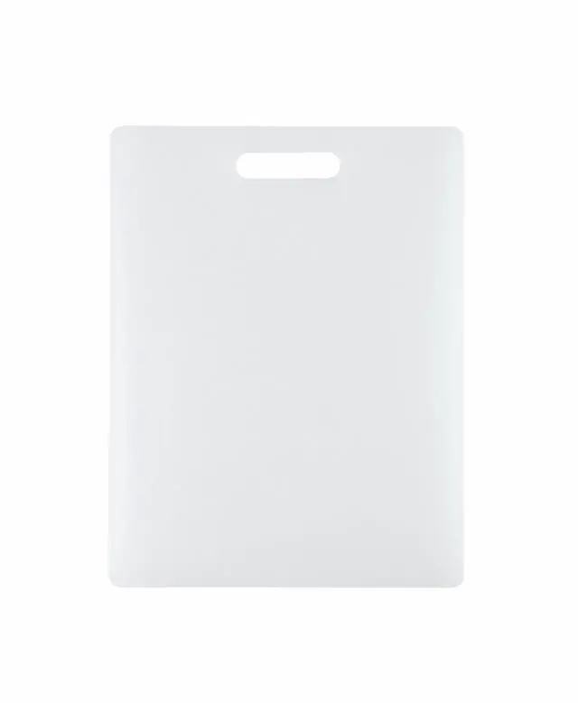 Alt view image 4 of 4 - NSF Polysafe Cutting Board with Handle, 11 by 14.5 inches, White