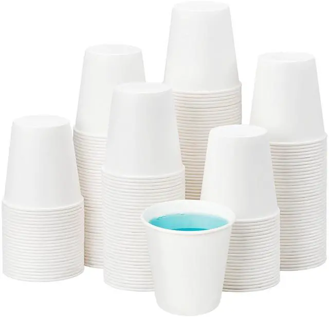 Main image of 300 Pack Paper Cups 3 oz, Bathroom Cups 3 oz, Disposable Bathroom Paper Cups, Small Mouthwash Cups, Ideal for Party, Travel, Events, Picnic, BBQ