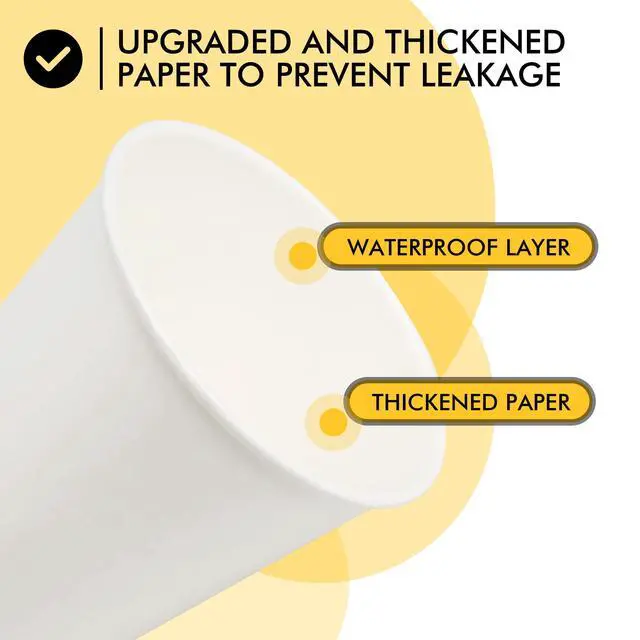 Alt view image 3 of 6 - 300 Pack Paper Cups 3 oz, Bathroom Cups 3 oz, Disposable Bathroom Paper Cups, Small Mouthwash Cups, Ideal for Party, Travel, Events, Picnic, BBQ