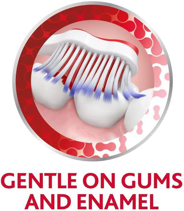 Alt view image 3 of 7 - Complete Protection Soft Toothbrush for Healthy Gums and Strong Teeth - 2 x 2 Pack