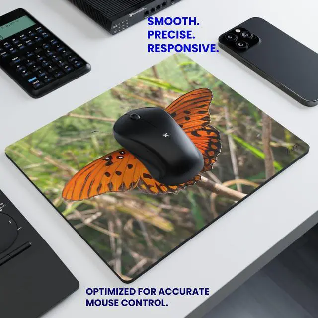 Alt view image 4 of 4 - Extra Thick Mouse Pad (5.5mm) Non-Slip Rubber Base, Smooth Surface for Precision Comfortable Small Mousepad for Work, Office & Gaming Durable Desk Mouse Pad