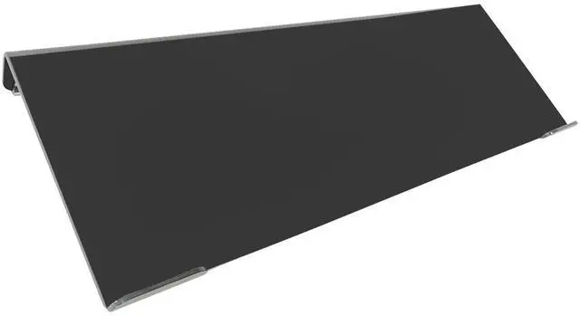 Main image of Acrylic Tilted Computer Keyboard Stand Holder, 16.9" x 5.7" Keyboard Riser with Silicone Anti-Slip Strip, Keyboard Tray for Easy Ergonomic Typing for Office Desk, Home, School (Black)