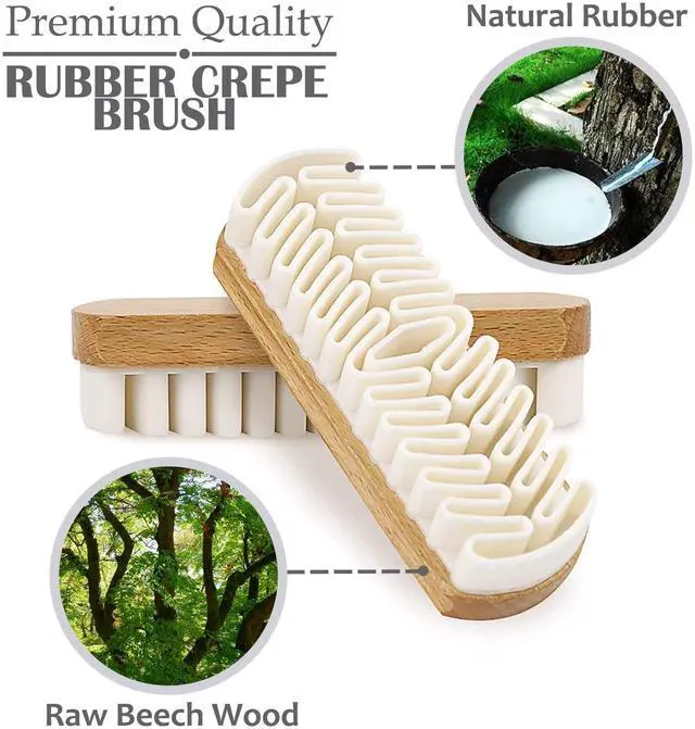 Alt view image 3 of 7 - 2 Pcs Suede Shoe Brush, Boot Shoe Cleaning Brush Suede Cleaner Brush Soft TPR Suede Eraser Folded Crepe Shoe Brushes for Cleaning Magic Silicone Suede Nubuck on Boots, Shoes, Jackets, Leather