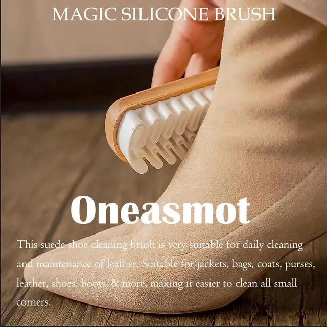 Alt view image 7 of 7 - 2 Pcs Suede Shoe Brush, Boot Shoe Cleaning Brush Suede Cleaner Brush Soft TPR Suede Eraser Folded Crepe Shoe Brushes for Cleaning Magic Silicone Suede Nubuck on Boots, Shoes, Jackets, Leather