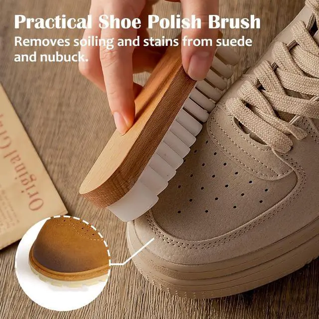 Alt view image 2 of 7 - 2 Pcs Suede Shoe Brush, Boot Shoe Cleaning Brush Suede Cleaner Brush Soft TPR Suede Eraser Folded Crepe Shoe Brushes for Cleaning Magic Silicone Suede Nubuck on Boots, Shoes, Jackets, Leather