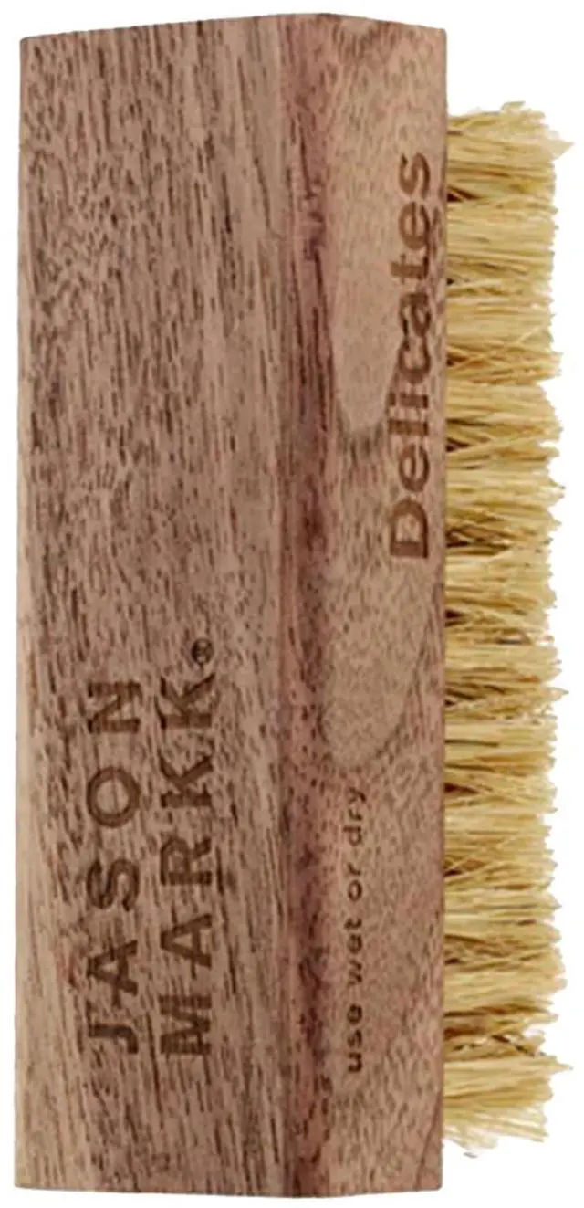 Main image of Delicates Shoe Cleaning Brush, Soft Bristles & Walnut Wood, Sneaker Care, Extra Gentle, Ideal for Footwear, Safe for Leather, Suede, Nubuck, Cotton, Knits