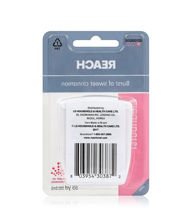 Alt view image 5 of 6 - Waxed Dental Floss, Cleanburst Cinnamon, 55 Yards (Pack of 4)