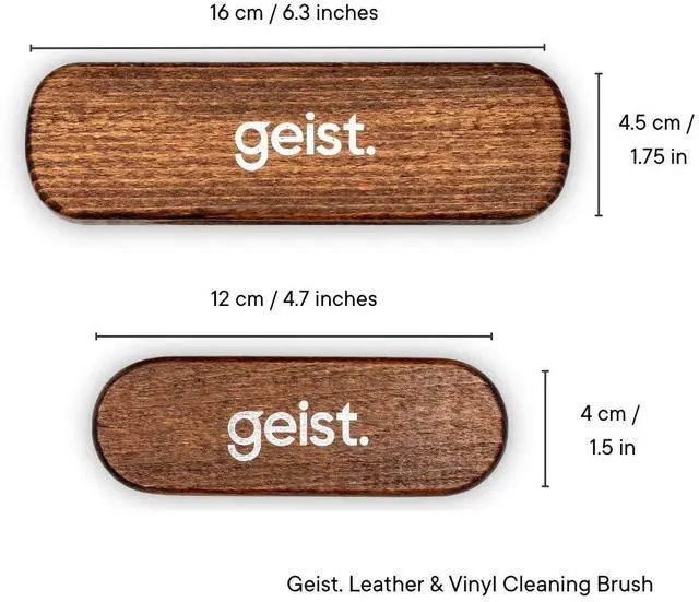 Alt view image 3 of 7 - Leather & Upholstery Cleaning Brush Medium | To clean car seats, leather sofas, and alcantara | For car interiors, furniture, boots, shoes, bags and more