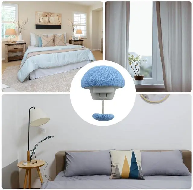 Alt view image 7 of 7 - 16Pcs Quilt Duvet Clips Bedding Holder Pins Fasteners Mushroom Round Fixing Clips for Thin Thick Quilts Blanket Sheet Bed Skirt Slippers Pillow Towel Cushion Curtain, 4 Colors