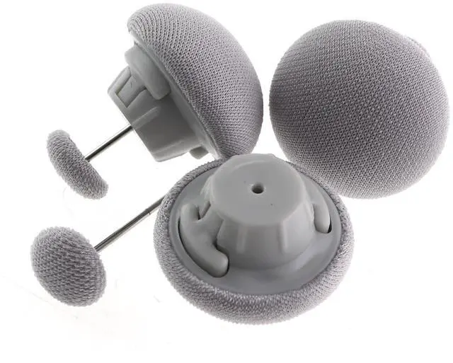 Alt view image 5 of 5 - 16PCS Featherweight Duvet Cover Pin Comfort Clips Gray Mushroom Head Duvet Holder Sheet Duvet Cover Runaway Holder Double Sided Pin Fastener for Curtains Sofa Covers Pillowcases