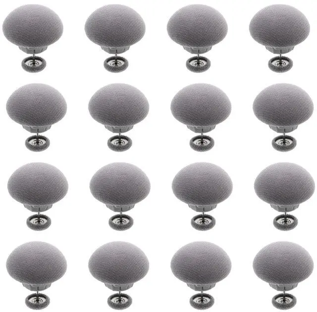 Main image of 16PCS Featherweight Duvet Cover Pin Comfort Clips Gray Mushroom Head Duvet Holder Sheet Duvet Cover Runaway Holder Double Sided Pin Fastener for Curtains Sofa Covers Pillowcases
