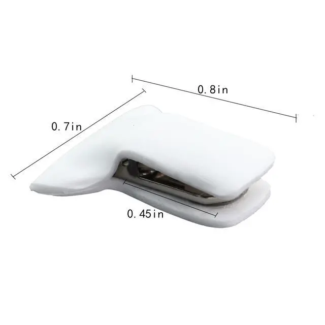 Alt view image 2 of 5 - 12PCS Comforter Clips White Down Comforter Clips Upholstered Blanket Holder Fixed Bedding Sheet Blanket Holder Non Slip Clips