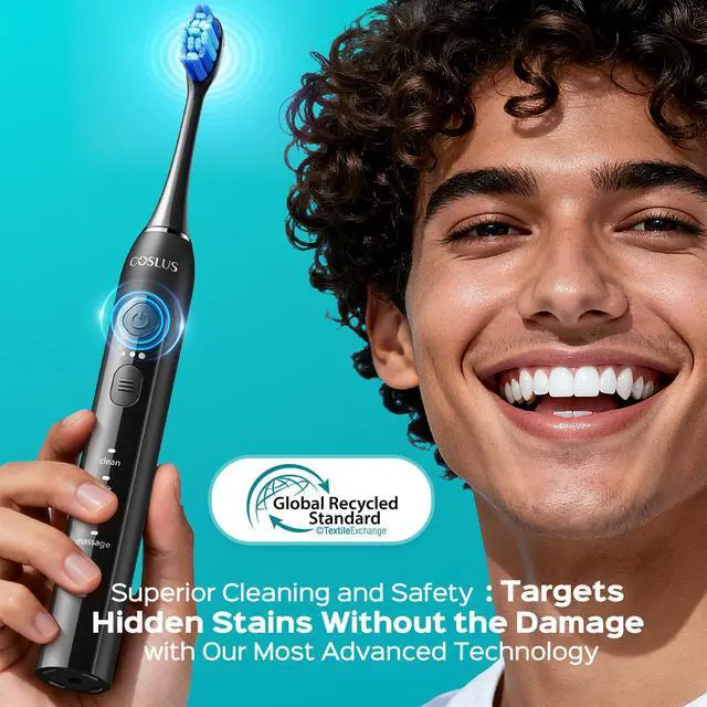 Alt view image 7 of 7 - Electric Toothbrush for Adults, Effective Yet Gentle Ultra-Clean