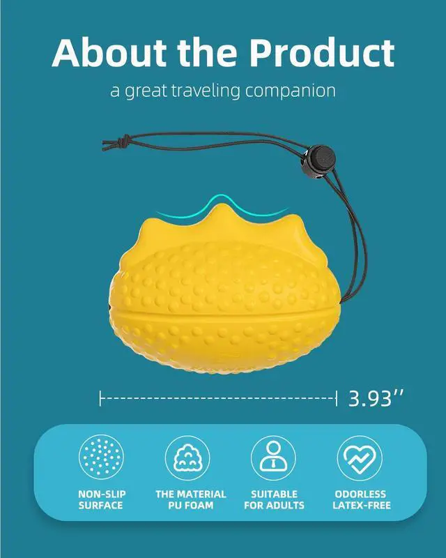 Alt view image 2 of 5 - Stress Balls for Adults and Seniors with The Adjustable Wrist Strap, Hand Exercisers for Strength, Finger Ball for Hand Therapy, Arthritis, Physical Therapy, Carpal Tunnel