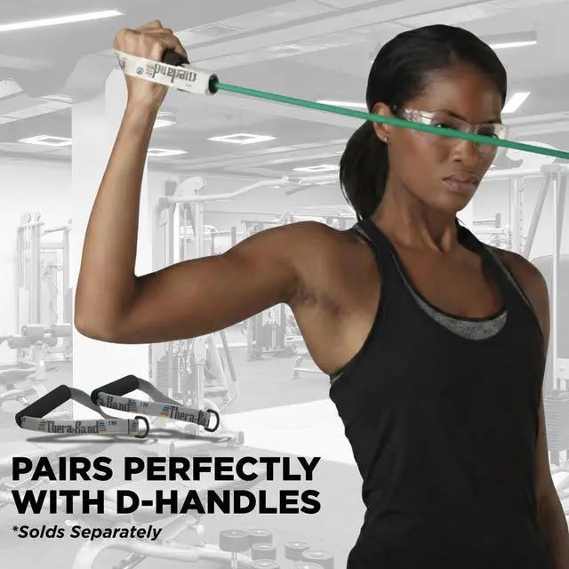 Alt view image 5 of 7 - Resistance Tubes, Begginer Set, Yellow, Red, and Green, 5 ft Latex Tubing, Home or Clinic Use, Cut-to-Fit, Color-Coded Resistance Bands for Upper & Lower Body Workouts