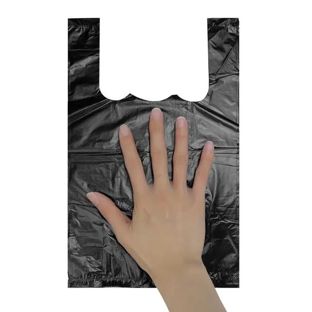 Alt view image 3 of 6 - Personal Disposal Sanitary Napkin Bags, Black Little Waste Bags, 200 Pack, Disposable Plastic Trash Bags with Handles for Feminine Tampons Hygiene Products