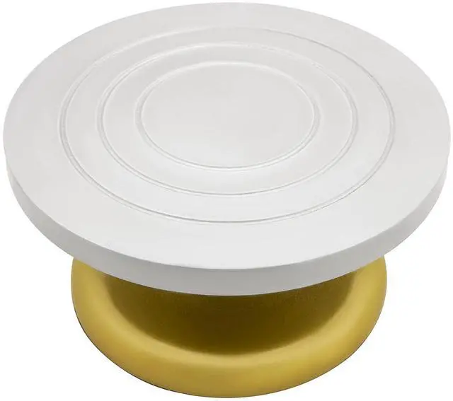 Main image of 8.6" Pottery Sculpting Wheel, Sculpture Banding Wheel Tool Plastic Steel Turntable Cake Turntable Decorating Table Pottery Art Turntable DIY Baking Cake Cream Decorating Pottery Turntable