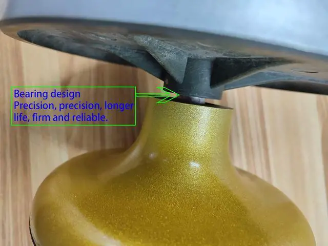 Alt view image 3 of 6 - 8.6" Pottery Sculpting Wheel, Sculpture Banding Wheel Tool Plastic Steel Turntable Cake Turntable Decorating Table Pottery Art Turntable DIY Baking Cake Cream Decorating Pottery Turntable
