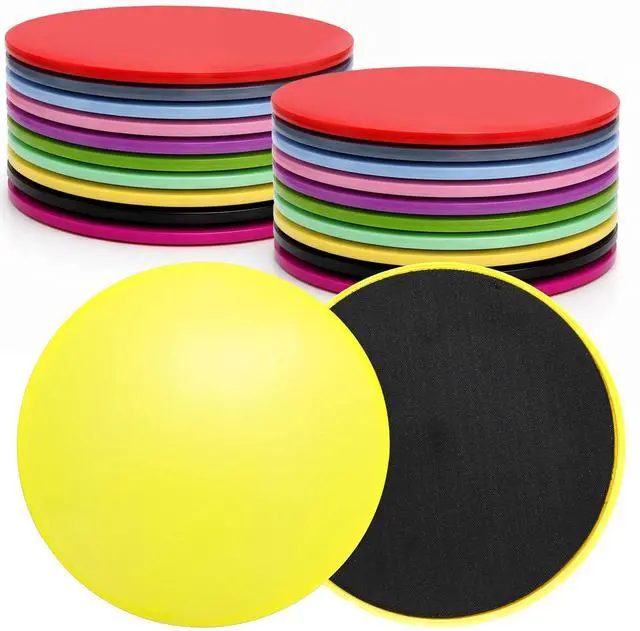 Main image of 20 Pack Core Sliders for Working Out, Dual Sided Exercise Gliding Discs, Exercise Sliders Fitness Discs for Training Abdominal Core Strength Full Body Workout on Carpet or Hardwood Floors