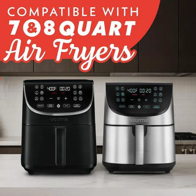 Alt view image 4 of 7 - Air Fryer Accessories Set - 3 Piece Silicone, Liner, Egg Bite Cooker, 7-Hole Cupcake Mold, BPA-Free, Nonstick, Heat Resistant 445°F, Dishwasher Safe, Food Grade