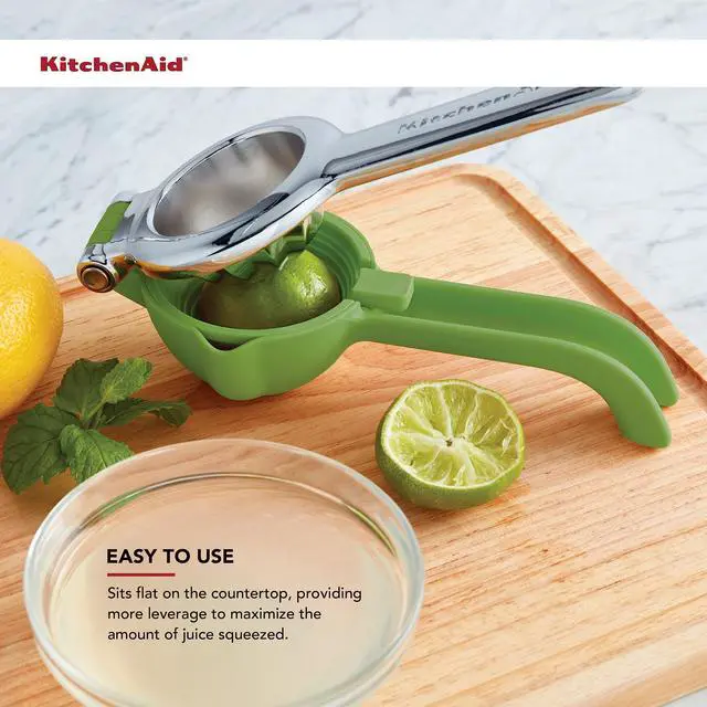 Alt view image 5 of 6 - Citrus Juice Press Squeezer for Lemons and Limes with Seed Catcher and Pour Spout, 8 Inch