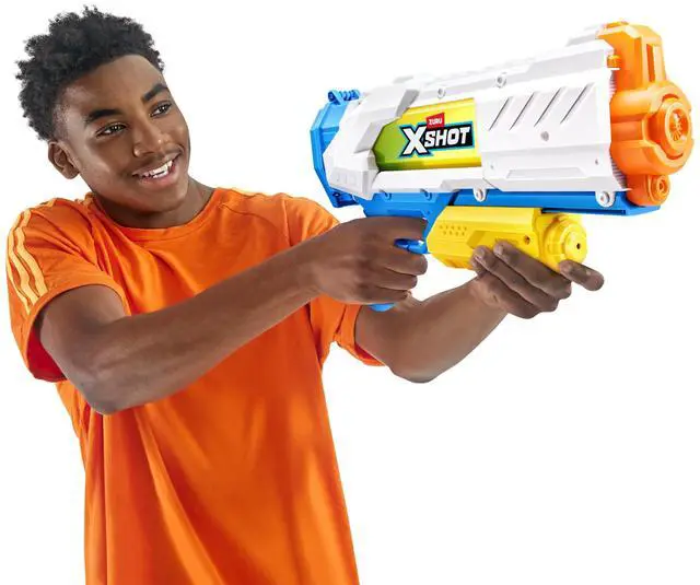 Alt view image 3 of 7 - Water Fast-Fill Medium Water Blaster (2 Pack) by ZURU, Watergun, 2 Pack X Shot Water Blaster (Fills with Water in just 1 Second!)