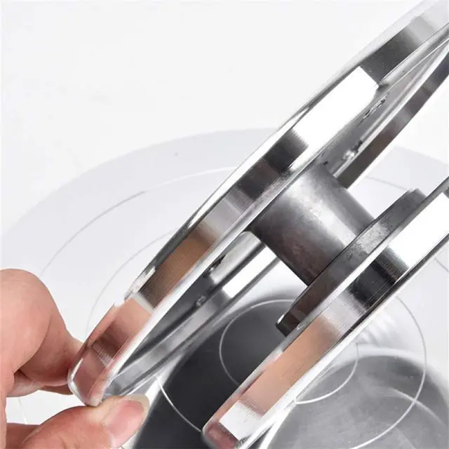 Alt view image 2 of 6 - 4.7''/5.9'' Double Sided Turntable for Ceramic Clay Sculpture Platform Pottery Wheel Aluminum Alloy Rotating Tools
