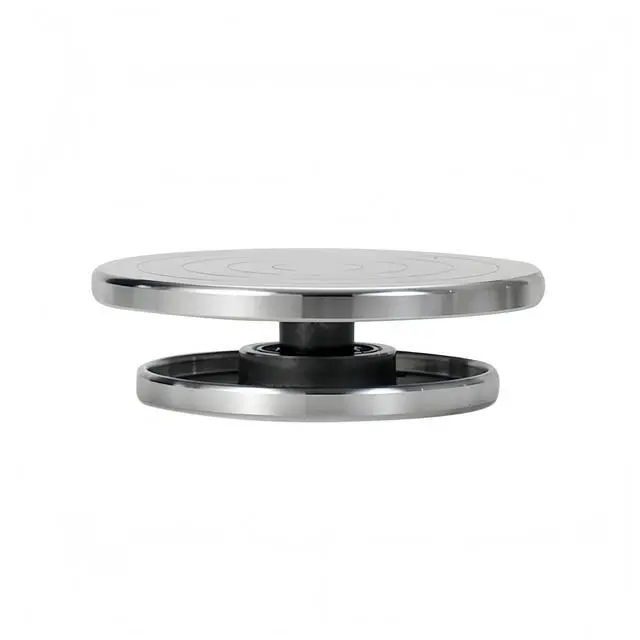 Main image of 4.7''/5.9'' Double Sided Turntable for Ceramic Clay Sculpture Platform Pottery Wheel Aluminum Alloy Rotating Tools
