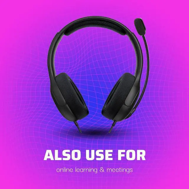 Alt view image 6 of 7 - Gaming AIRLITE Xbox Headset with Noise-Cancelling Microphone, Licensed Microsoft Series X|S, Xbox One Accessories, PC/Windows 10/11, Lightweight Wired Power Stereo headphones - Black
