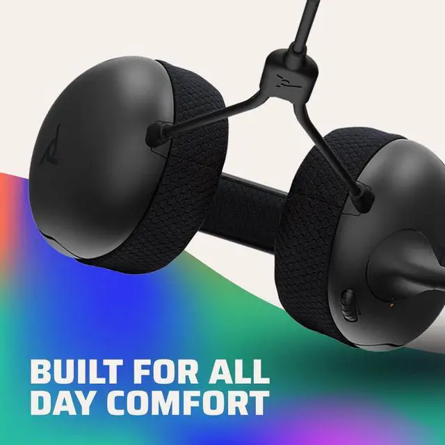 Alt view image 4 of 7 - Gaming AIRLITE Xbox Headset with Noise-Cancelling Microphone, Licensed Microsoft Series X|S, Xbox One Accessories, PC/Windows 10/11, Lightweight Wired Power Stereo headphones - Black