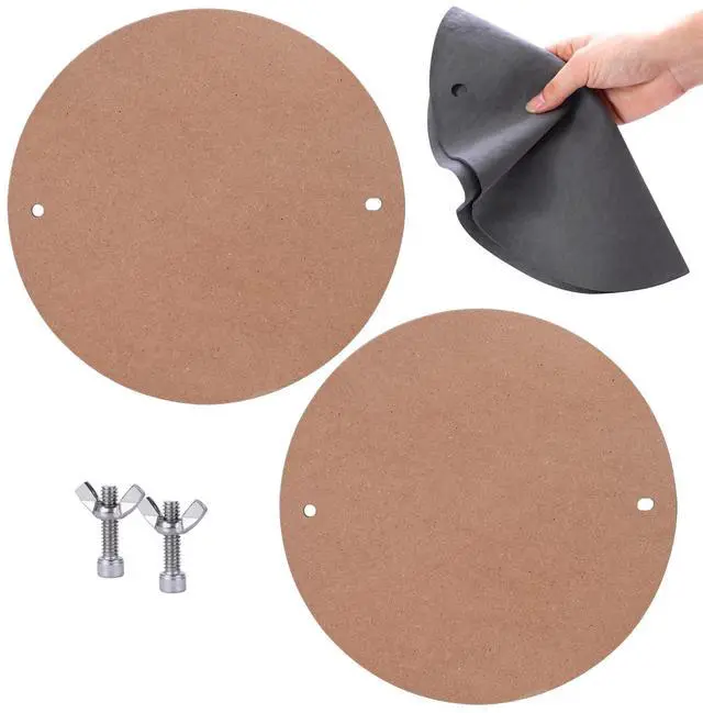 Main image of 2 Pcs 12 Inch Pottery Wheel Bats, Thick Clay Throwing Bats with Pottery Pin Holes, Professional Round Ceramic Bat System for Clay Making and Sculpting
