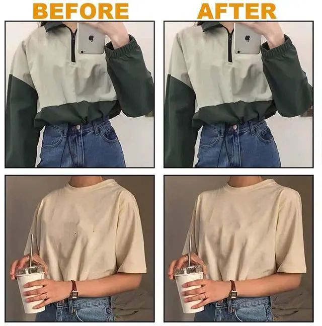 Alt view image 6 of 7 - 4Pairs Silicone Shoulder Pads Soft Breathable Removable Prevent Slip Self Adhesive Shoulder Pads for Women Men