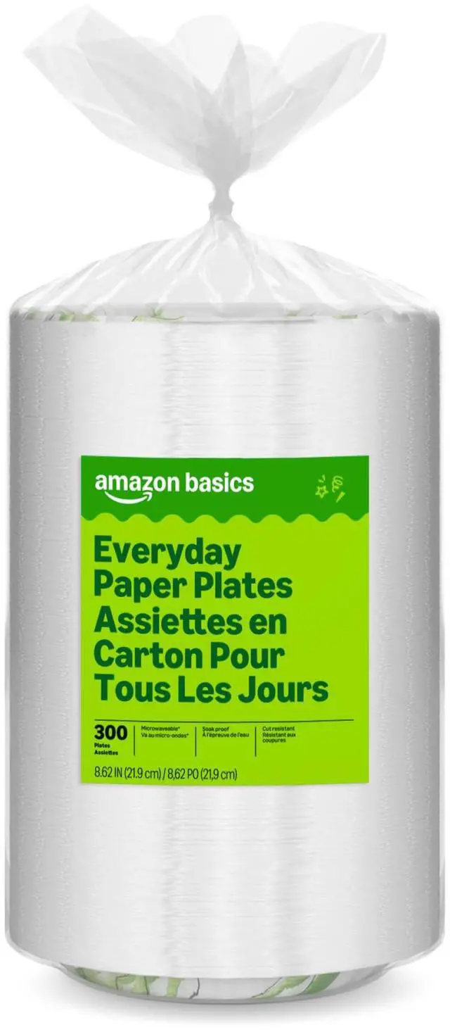 Main image of Everyday Paper Plates, 8.62 Inch, Disposable, 300 Count, Packaging May Vary