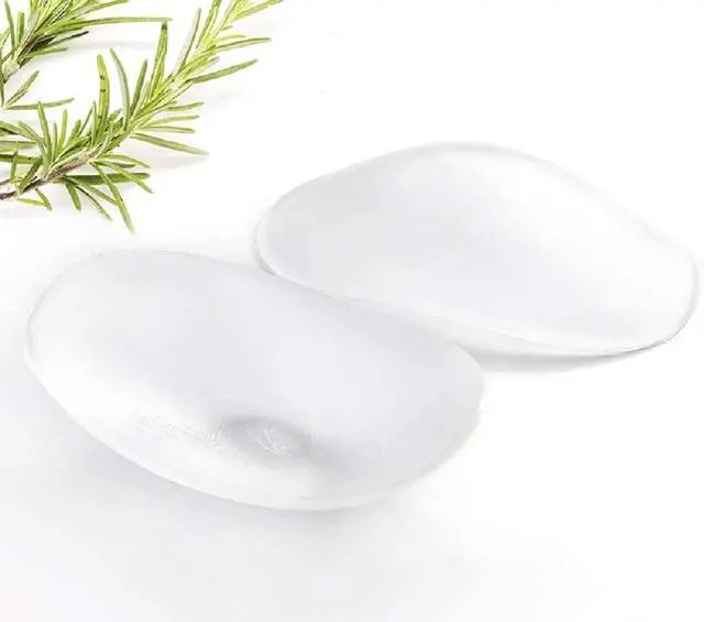 Main image of Silicone Shoulder Pads for Womens Clothing, Anti-Slip Shoulder Push-Up Pads Invisible Breathable Enhancer Reusable, 1 Pairs Transparent