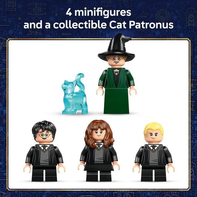 Alt view image 5 of 6 - Harry Potter Hogwarts Castle: Sorting Hat Ceremony Building Toy for Boys, Girls - Pretend Play Set for Kids, Ages 7+ - W/4 Minifigures & Cat Patronus Toy Figure - Gift Idea for Birthdays - 76460